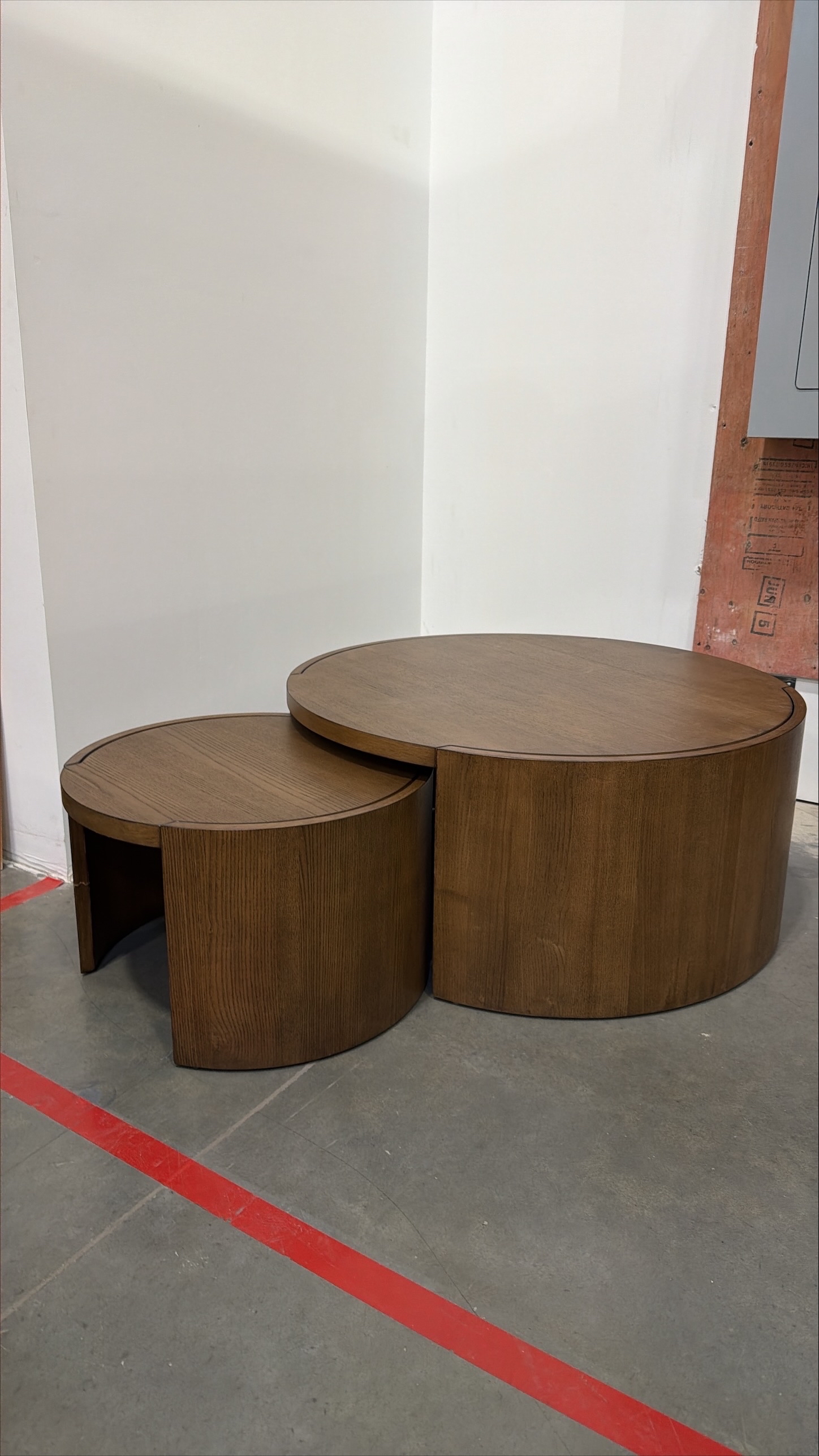 Forma Nesting Coffee table - Smoke Chestnut