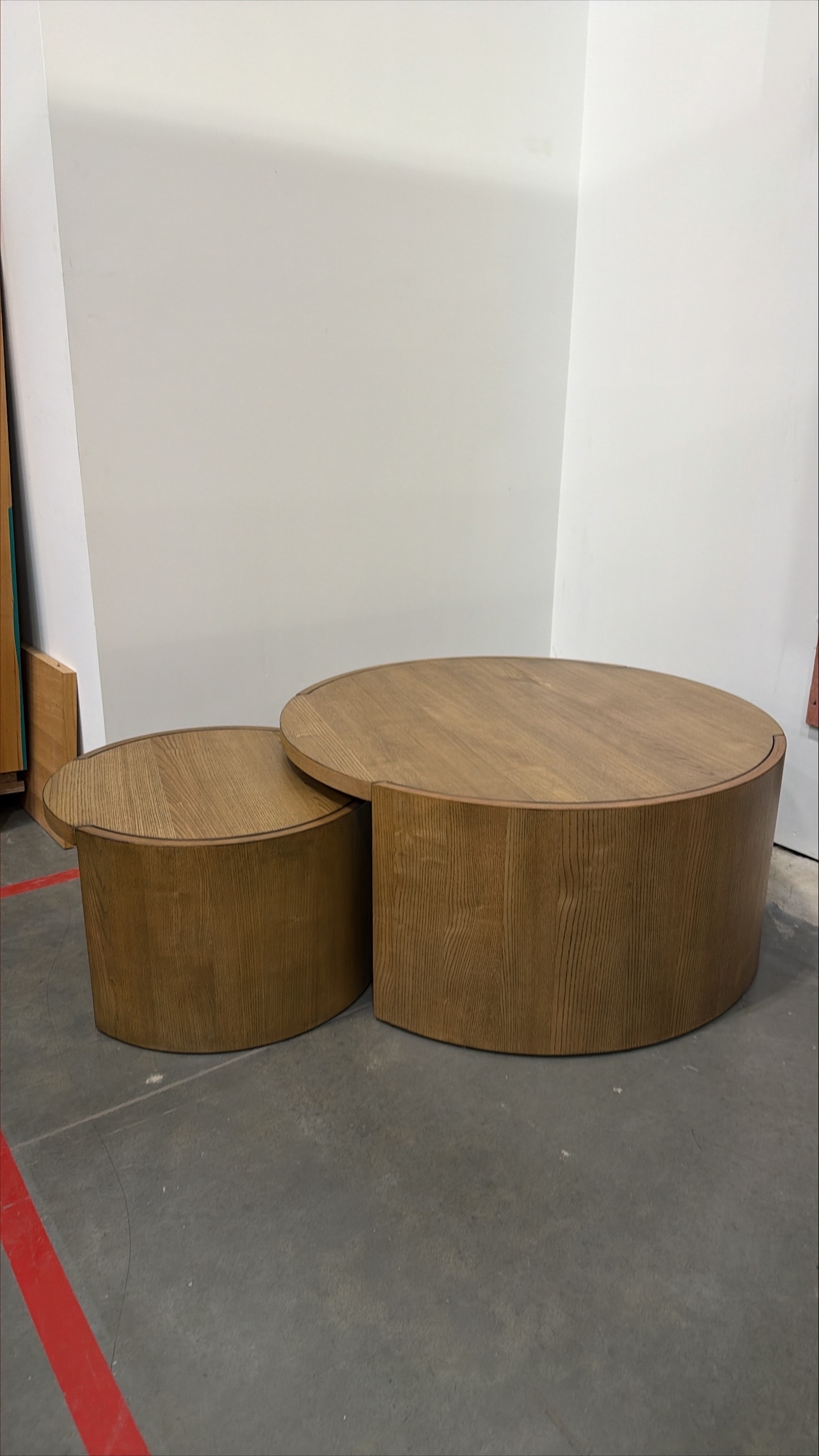 Forma Nesting Coffee table - Rustic Oak